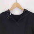 ザラ ZARA ゴールドチェーン レーヨン ポリ ナイロン S/S ニット セーター レディース import:M