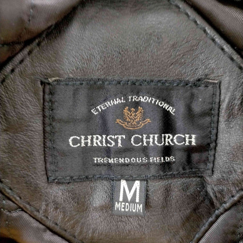 christ church 裏地キルティング カウレザーコート メンズ JPN:M