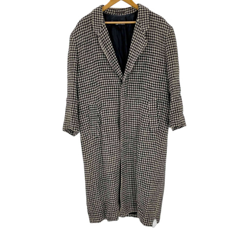 トリココムデギャルソン tricot COMME des GARCONS 千鳥格子 ロングチェスターコート レディース