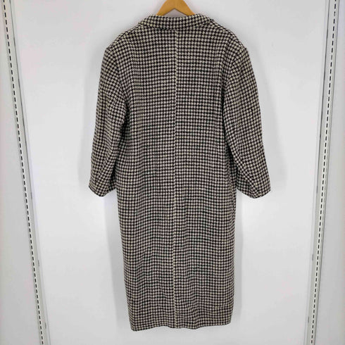 トリココムデギャルソン tricot COMME des GARCONS 千鳥格子 ロングチェスターコート レディース