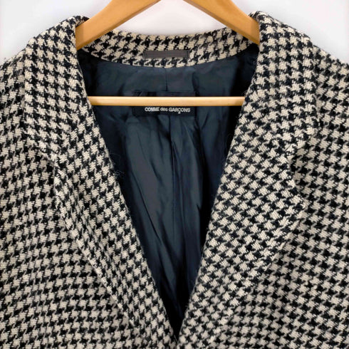 トリココムデギャルソン tricot COMME des GARCONS 千鳥格子 ロングチェスターコート レディース