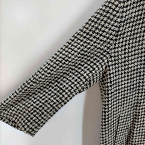 トリココムデギャルソン tricot COMME des GARCONS 千鳥格子 ロングチェスターコート レディース