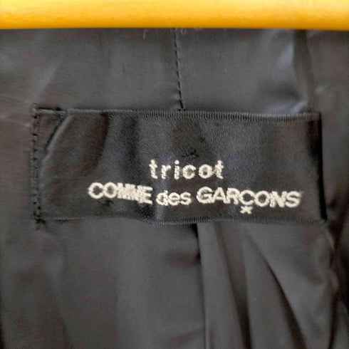 トリココムデギャルソン tricot COMME des GARCONS 千鳥格子 ロングチェスターコート レディース