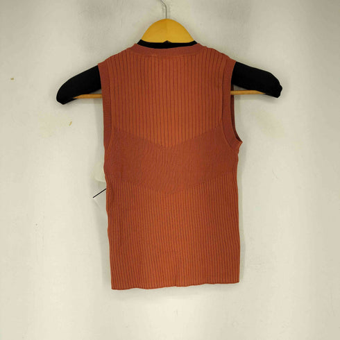 ザラ ZARA リブニットノースリーブ レディース import:S