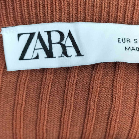 ザラ ZARA リブニットノースリーブ レディース import:S