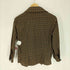スポーツマックス SPORTMAX イタリア製 総柄 ダイヤ デカ襟 オープン L/S シャツ ブラウス レディース import:L