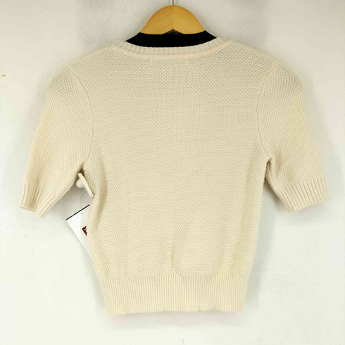 ザラ ZARA S/S ニットTシャツ レディース import:S