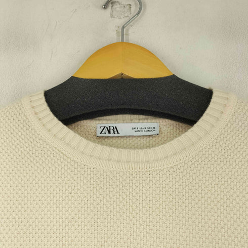 ザラ ZARA S/S ニットTシャツ レディース import:S