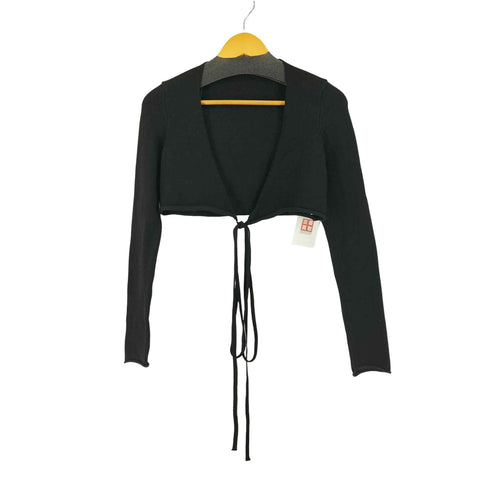 ザラ ZARA クロップドカーディガン レディース import:S