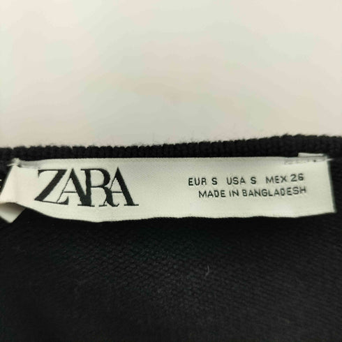 ザラ ZARA クロップドカーディガン レディース import:S