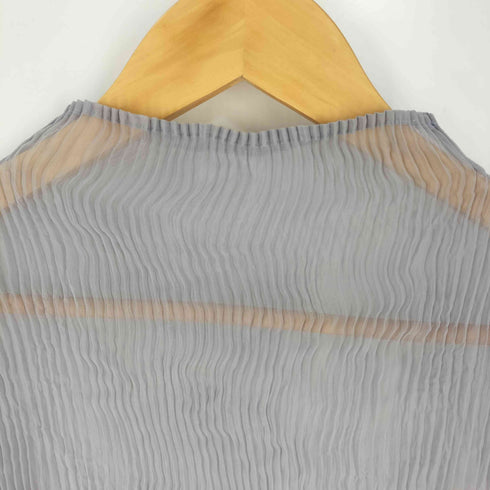 イッセイミヤケ ISSEY MIYAKE 19SS ボトルネック プリーツ S/S カットソー レディース JPN:2