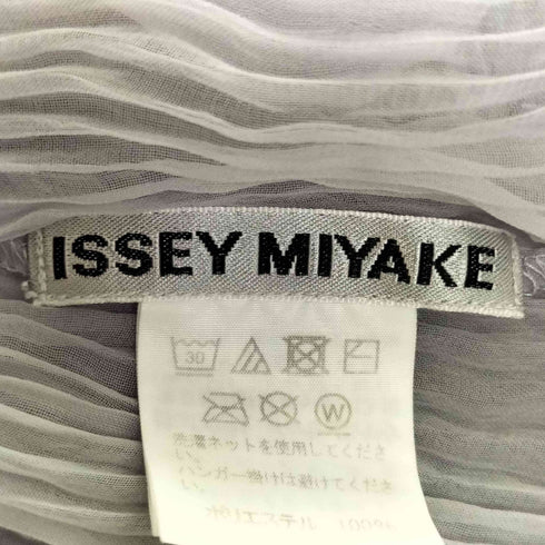 イッセイミヤケ ISSEY MIYAKE 19SS ボトルネック プリーツ S/S カットソー レディース JPN:2
