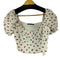ザラ ZARA フルーツ柄トップス レディース import:M