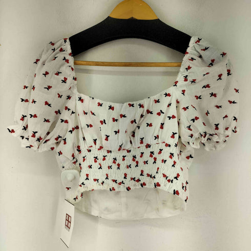 ザラ ZARA フルーツ柄トップス レディース import:M