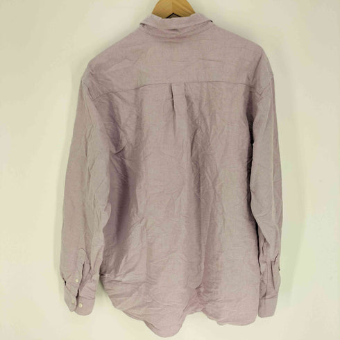 エディーバウアー Eddie Bauer ロゴ 刺繍 B.D L/S オックスフォード シャツ メンズ import:XL