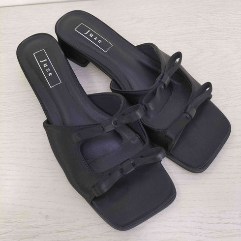 ビス ViS Juze ダブルサテンリボンサンダル レディース L