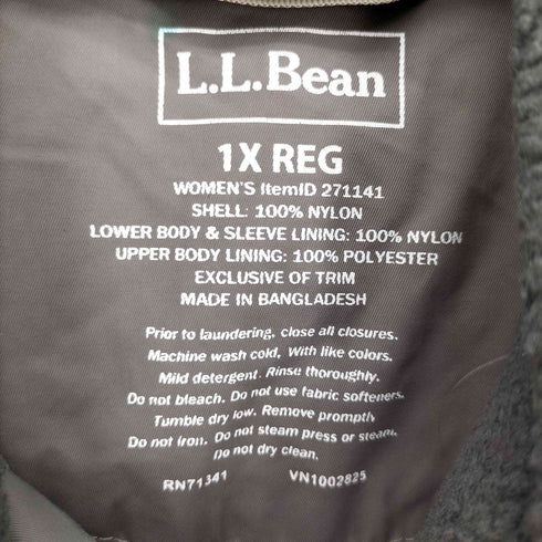 エルエルビーン L.L.Bean Winter Warmer Coat ウィンターウォーマーコート 裏地ボア マウンテン パーカー レディース 1X REG
