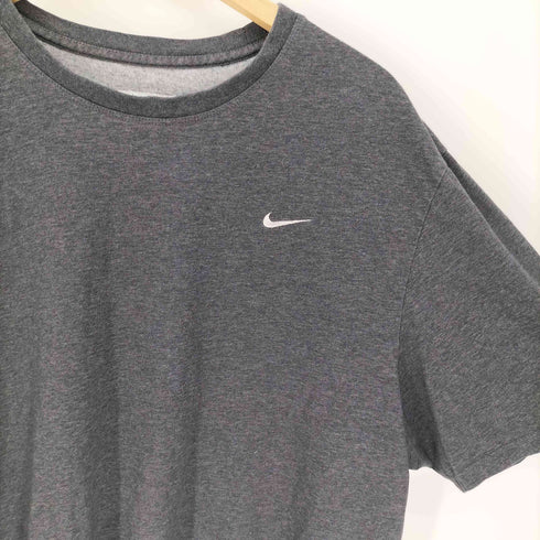 ナイキ NIKE 00S FIT-DRY スウッシュ ロゴ 刺繍 S/S Tシャツ 2008年製 メンズ import:XL