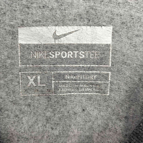 ナイキ NIKE 00S FIT-DRY スウッシュ ロゴ 刺繍 S/S Tシャツ 2008年製 メンズ import:XL