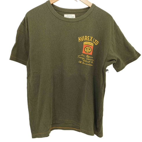 アヴィレックス AVIREX A-75 チェーンステッチ S/S TEE メンズ L