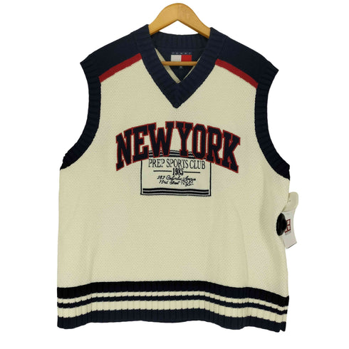 トミーヒルフィガー TOMMY HILFIGER クリケットニットベスト メンズ JPN:M