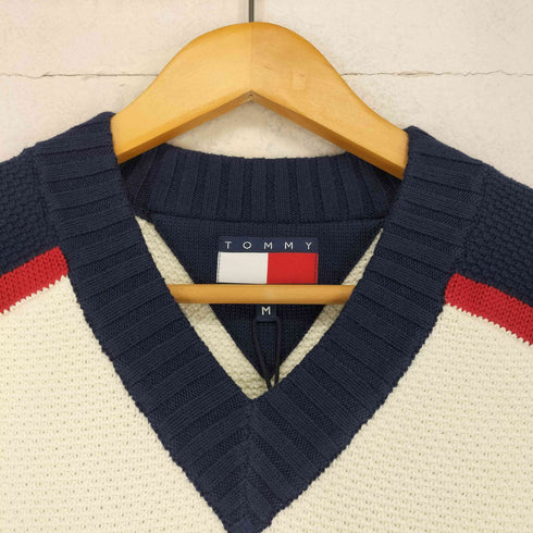 トミーヒルフィガー TOMMY HILFIGER クリケットニットベスト メンズ JPN:M