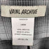 ヴァイナルアーカイブ VAINL ARCHIVE 23SS 日本製 SLANT-SH-LS オンブレチェック メンズ LARGE