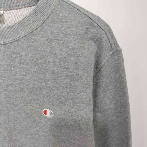 チャンピオン Champion ワンポイント刺繍クルーネックトレーナー メンズ L