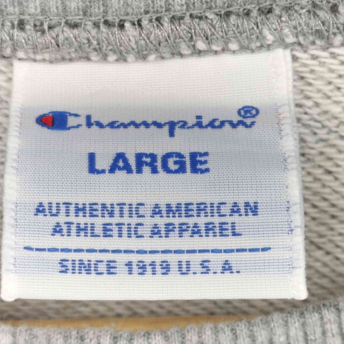 チャンピオン Champion ワンポイント刺繍クルーネックトレーナー メンズ L