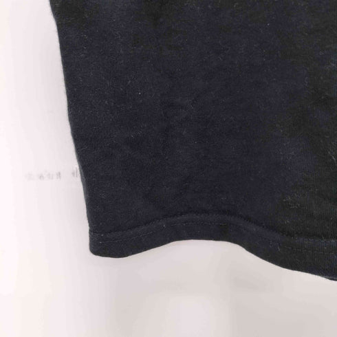 L/S フロントロゴプリントクルーネックTシャツ メンズ
