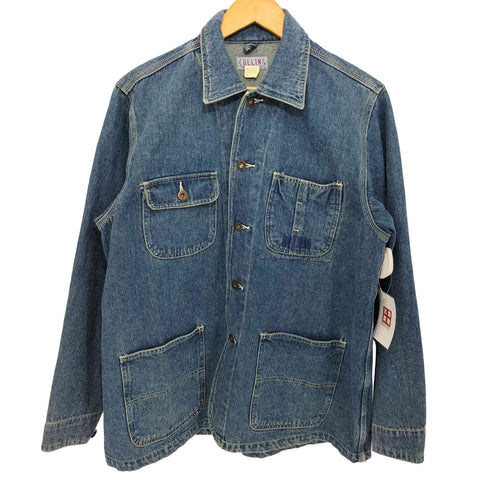 コリンズ collins デニムカバーオールジャケット メンズ M