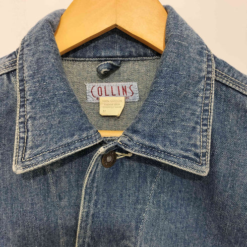 コリンズ collins デニムカバーオールジャケット メンズ M