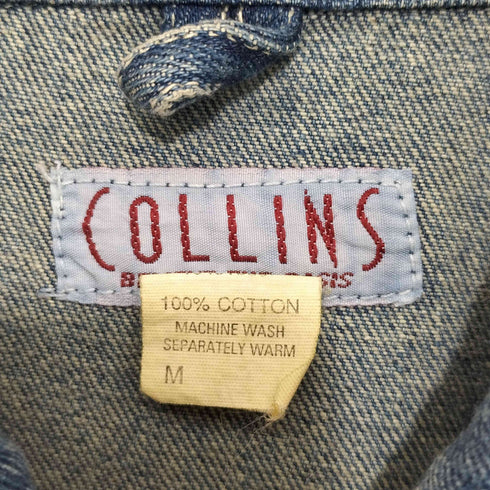 コリンズ collins デニムカバーオールジャケット メンズ M