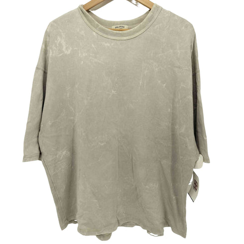ヴァイナルアーカイブ VAINL ARCHIVE 22AW ATFOG S/S 総柄 クルーネックTシャツ メンズ import:L