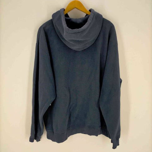 ステューシー Stussy 90s 紺タグ USA製 old センターロゴ プルオーバーフーディー メンズ JPN:XL