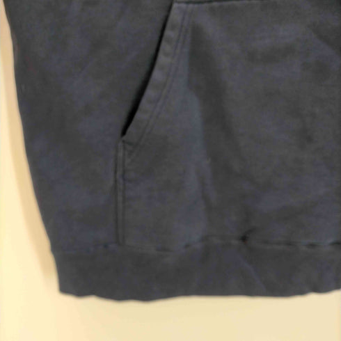 ステューシー Stussy 90s 紺タグ USA製 old センターロゴ プルオーバーフーディー メンズ JPN:XL