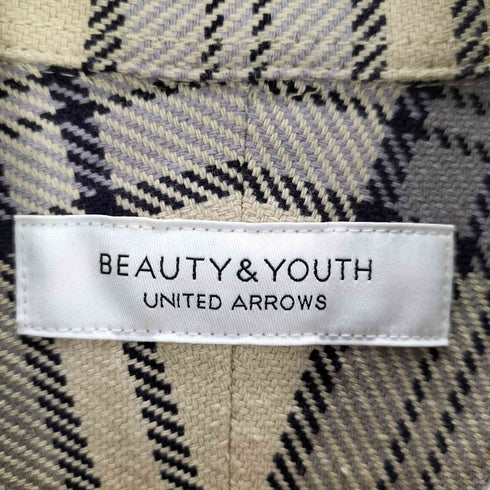 ビューティーアンドユースユナイテッドアローズ BEAUTY & YOUTH UNITED ARROWS コットンチェックビッグシャツ レディース