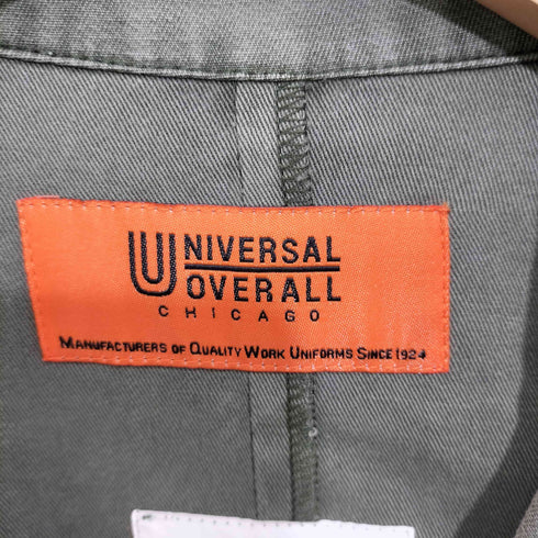 ユニバーサルオーバーオール UNIVERSAL OVERALL JACK&MARIE 製品染めロングショップコート メンズ M