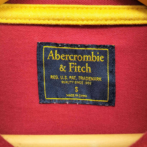 アバクロンビーアンドフィッチ Abercrombie & Fitch ロゴラインデザイントラックジャケット メンズ JPN:S