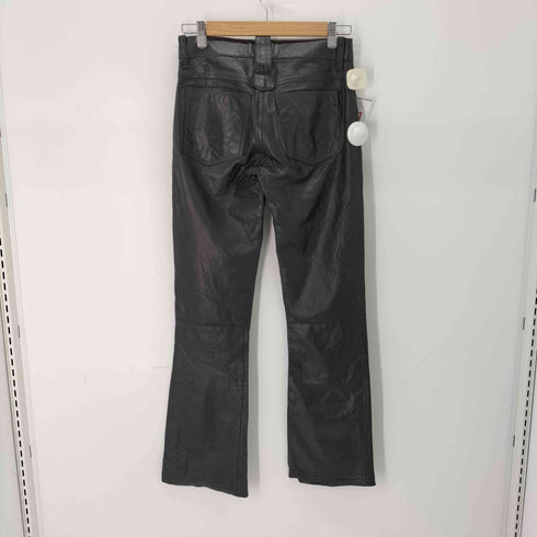 エーディーエムジェイアクセソワ A.D.M.J カウレザーストレートパンツ メンズ JPN:S