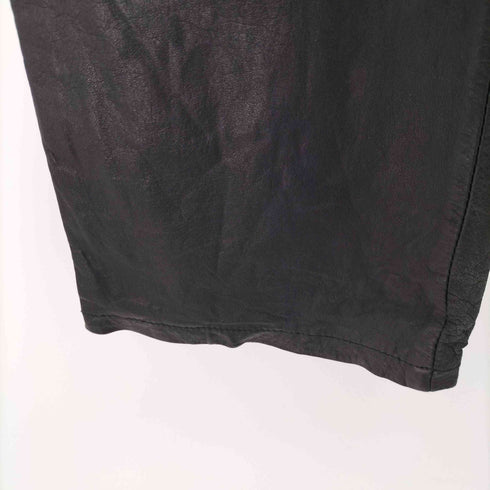 エーディーエムジェイアクセソワ A.D.M.J カウレザーストレートパンツ メンズ JPN:S