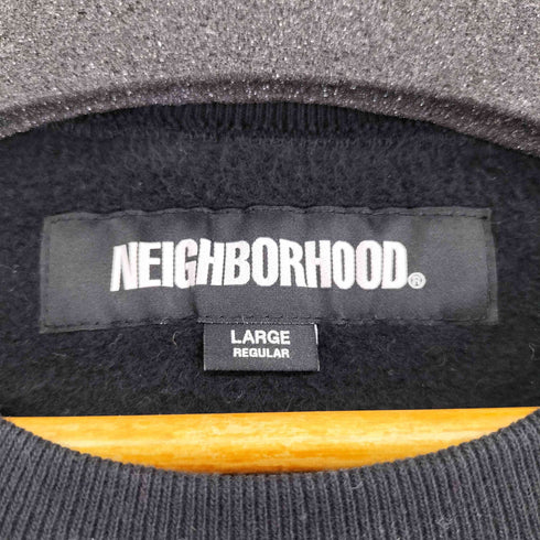 ネイバーフッド NEIGHBORHOOD CLASSIC-S CREWNECK SWEAT LS BLACK メンズ import:L