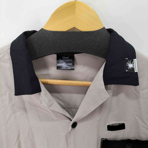 ミハラヤスヒロ MIHARA YASUHIRO レーヨン ボウリングシャツ メンズ import:L