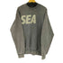 ウィンダンシー WIND AND SEA Sea Chenille EMB Sulfur Crew Neck S Charcoal メンズ import:L