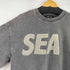 ウィンダンシー WIND AND SEA Sea Chenille EMB Sulfur Crew Neck S Charcoal メンズ import:L