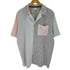 ザラ ZARA マルチストライプ オープンカラーシャツ メンズ JPN:XL