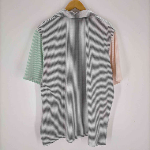 ザラ ZARA マルチストライプ オープンカラーシャツ メンズ JPN:XL