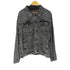 HULL GROW ウォッシュドブラックデニムジャケット メンズ import:L