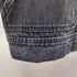 エイチアンドエム H&M RELAXED FIT ブラックデニムジャケット メンズ import:XL