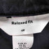 エイチアンドエム H&M RELAXED FIT ブラックデニムジャケット メンズ import:XL